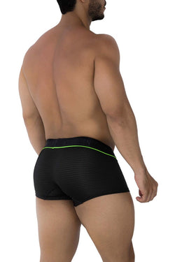Xtremen Men's Underwear 91196 Jacquard Trunks Color Black thumbnail 3