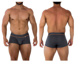 Xtremen Men's Underwear 91196 Jacquard Trunks Color Gray thumbnail 1