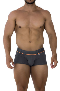 Xtremen Men's Underwear 91196 Jacquard Trunks Color Gray thumbnail 2