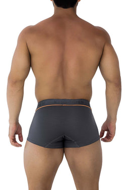 Xtremen Men's Underwear 91196 Jacquard Trunks Color Gray thumbnail 3