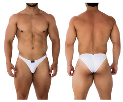 Xtremen Men's Underwear 91197 Jacquard Bikini Color White thumbnail 1