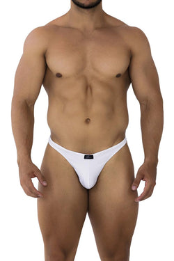 Xtremen Men's Underwear 91198 Jacquard Thongs Color White thumbnail 2
