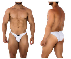 Xtremen Men's Underwear 91201 Jacquard Bikini Color White thumbnail 1