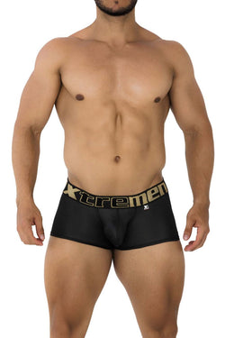 Xtremen Men's Underwear 91202 Microfiber Trunks Color Black thumbnail 2