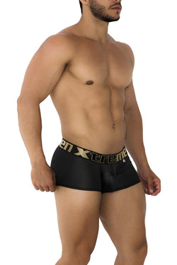 Xtremen Men's Underwear 91202 Microfiber Trunks Color Black thumbnail 4