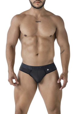 Xtremen Men's Underwear 91211B Microfiber Thongs Color Black thumbnail 2
