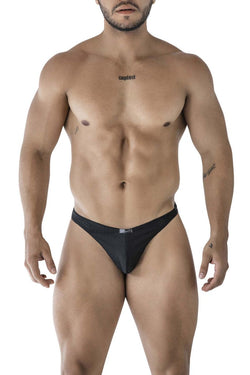 Xtremen Men's Underwear 91214B Microfiber Thongs Color Black thumbnail 2