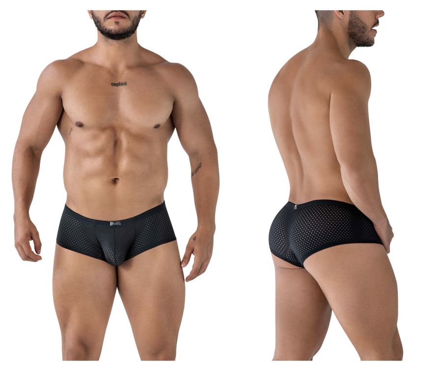 Xtremen Men's Underwear 91216B Microfiber Trunks Color Black
