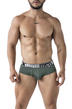 Xtremen Men's Underwear 91221 Microfiber Briefs Color Green thumbnail 2