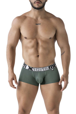 Xtremen Men's Underwear 91222 Microfiber Trunks Color Green thumbnail 2