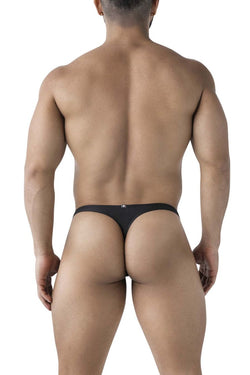 Xtremen Men's Underwear 91223 Microfiber Thongs Color Black thumbnail 3