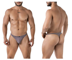 Xtremen Men's Underwear 91223 Microfiber Thongs Color Gray thumbnail 1