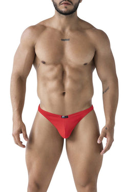Xtremen Men's Underwear 91223 Microfiber Thongs Color Red thumbnail 2
