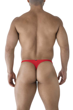 Xtremen Men's Underwear 91223 Microfiber Thongs Color Red thumbnail 3