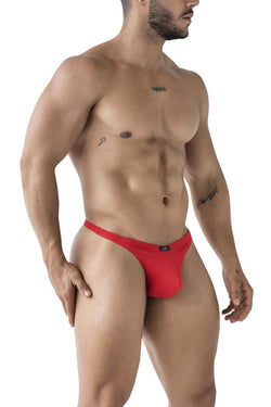 Xtremen Men's Underwear 91223 Microfiber Thongs Color Red thumbnail 4
