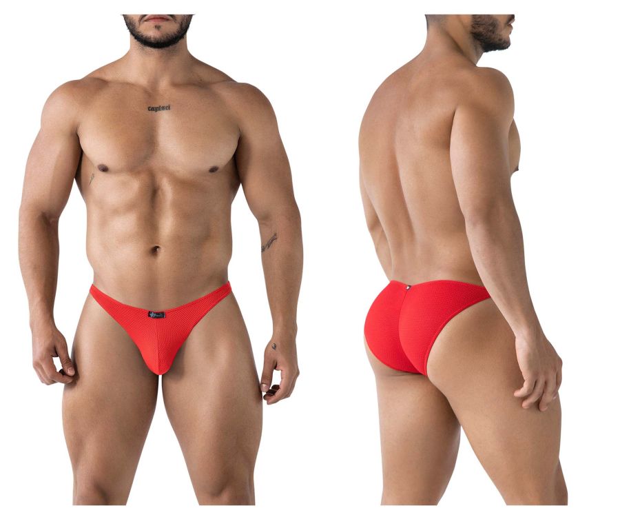 Xtremen Men's Underwear 91224 Microfiber Bikini Color Red