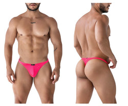 Xtremen Men's Underwear 91226 Microfiber Thongs Color Fuchsia thumbnail 1