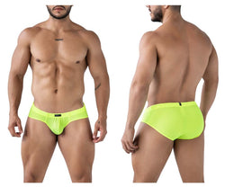 Xtremen Men's Underwear 91227 Microfiber Briefs Color Neon Green thumbnail 1