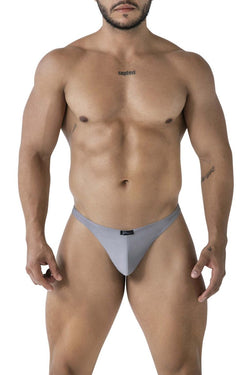 Xtremen Men's Underwear 91232 Microfiber Thongs Color Gray thumbnail 2