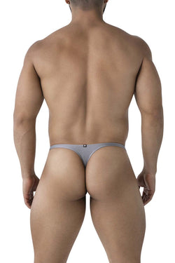 Xtremen Men's Underwear 91232 Microfiber Thongs Color Gray thumbnail 3
