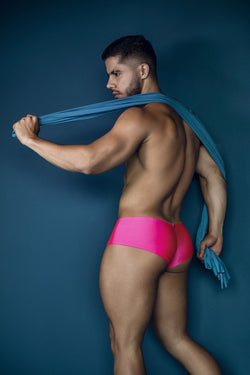 Xtremen Men's Underwear 91234 Microfiber Trunks Color Fuchsia thumbnail 3