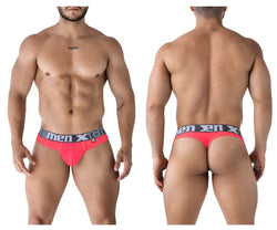 Xtremen Men's Underwear 91235 Microfiber Thongs Color Fuchsia thumbnail 1