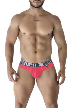 Xtremen Men's Underwear 91235 Microfiber Thongs Color Fuchsia thumbnail 2