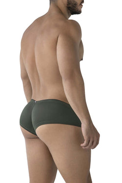 Xtremen Men's Underwear 91240 Microfiber Trunks Color Green thumbnail 3