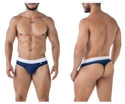 Xtremen Men's Underwear 91241 Microfiber Thongs Color Dark Blue thumbnail 1