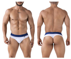 Xtremen Men's Underwear 91241 Microfiber Thongs Color White thumbnail 1