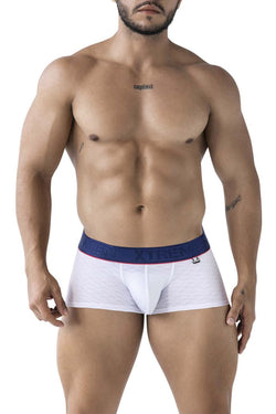 Xtremen Men's Underwear 91243 Microfiber Trunks Color White thumbnail 2