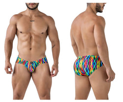 Xtremen Men's Underwear 91248 Printed Briefs Color Waves thumbnail 1