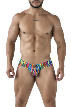 Xtremen Men's Underwear 91248 Printed Briefs Color Waves thumbnail 2