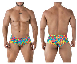 Xtremen Men's Underwear 91249 Printed Trunks Color Bubbles thumbnail 1