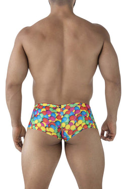 Xtremen Men's Underwear 91249 Printed Trunks Color Bubbles thumbnail 3