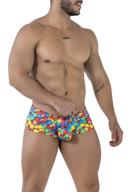 Xtremen Men's Underwear 91249 Printed Trunks Color Bubbles thumbnail 4