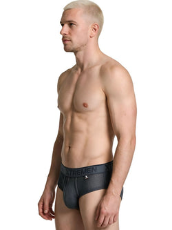 Xtremen 91250 Microfiber Mesh Briefs Color Gray thumbnail 4