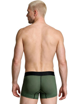 Xtremen 91251 Microfiber Mesh Boxer Briefs Color Military Green thumbnail 3