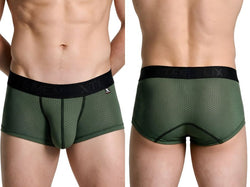 Xtremen 91252 Microfiber Mesh Trunks Color Military Green thumbnail 1