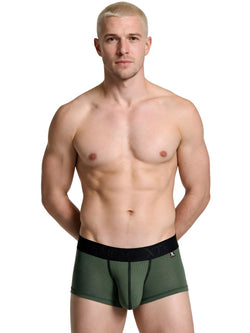 Xtremen 91252 Microfiber Mesh Trunks Color Military Green thumbnail 2