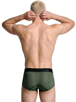 Xtremen 91252 Microfiber Mesh Trunks Color Military Green thumbnail 3
