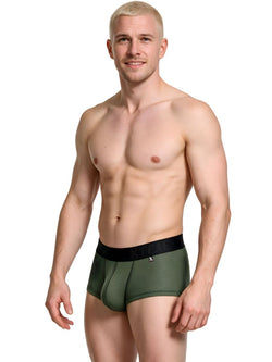 Xtremen 91252 Microfiber Mesh Trunks Color Military Green thumbnail 4