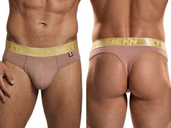 Xtremen Men's Underwear 91253 Microfiber Thongs Sleek and Supportive Color Khaki thumbnail 1