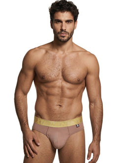 Xtremen Men's Underwear 91253 Microfiber Thongs Sleek and Supportive Color Khaki thumbnail 2