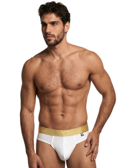 Xtremen Men's Underwear 91253 Microfiber Thongs Sleek and Supportive Color White thumbnail 2