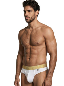 Xtremen Men's Underwear 91253 Microfiber Thongs Sleek and Supportive Color White thumbnail 4