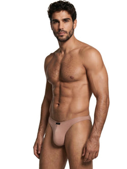 Xtremen 91255 Men's Underwear Sleek Microfiber Bikini Color Khaki thumbnail 4