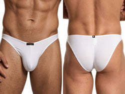 Xtremen 91255 Men's Underwear Sleek Microfiber Bikini Color White thumbnail 1