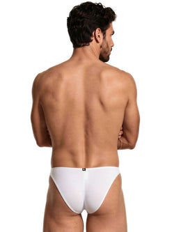 Xtremen 91255 Men's Underwear Sleek Microfiber Bikini Color White thumbnail 3
