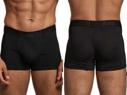 Xtremen 91256 Men's Underwear Sleek Microfiber Boxer Briefs Color Black thumbnail 1